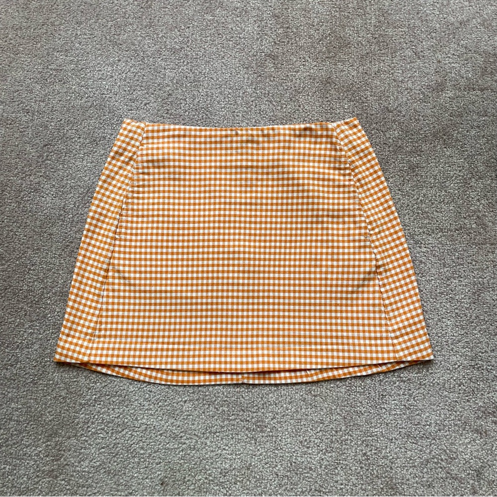 Urban Outfitters Orange Mini Skirt - Womens XS